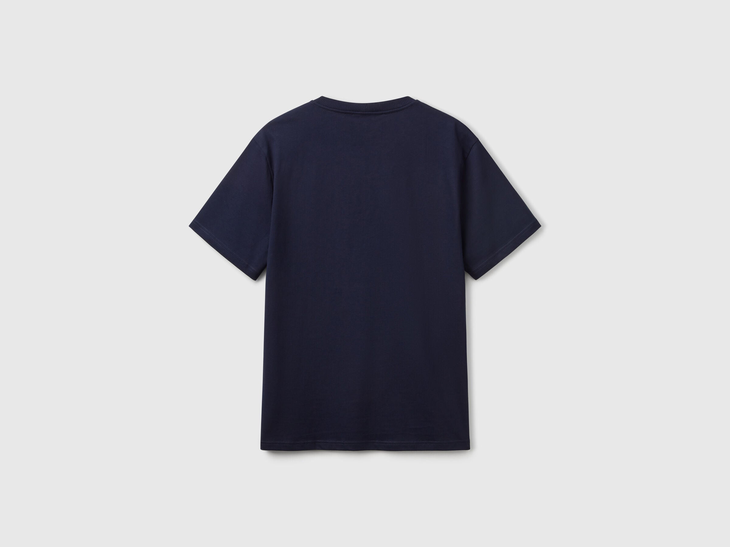 Steel Navy Cotton Tee Shirt