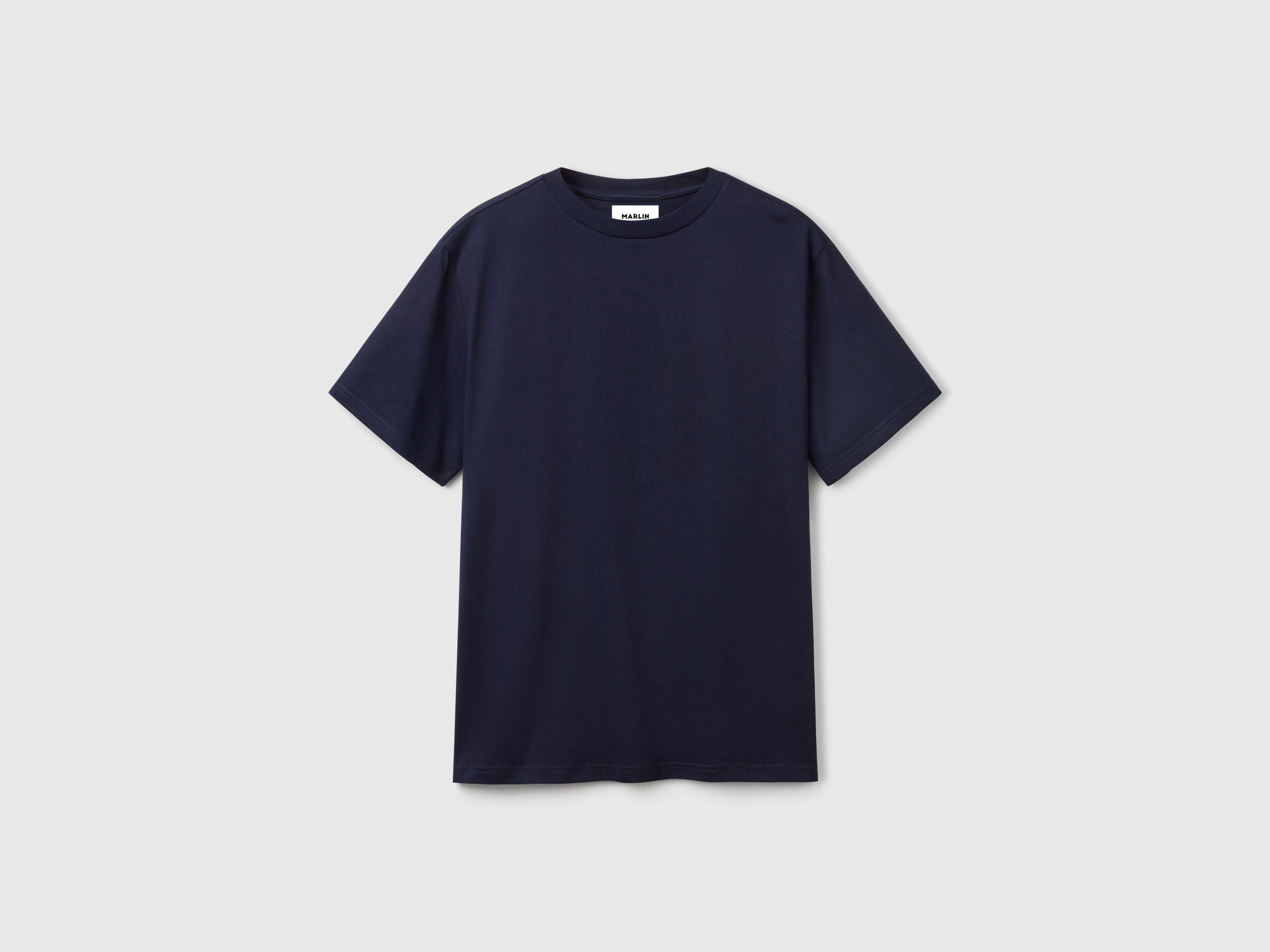 Steel Navy Cotton Tee Shirt