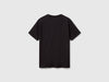 Matte Black Cotton Tee Shirt