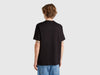 Matte Black Cotton Tee Shirt