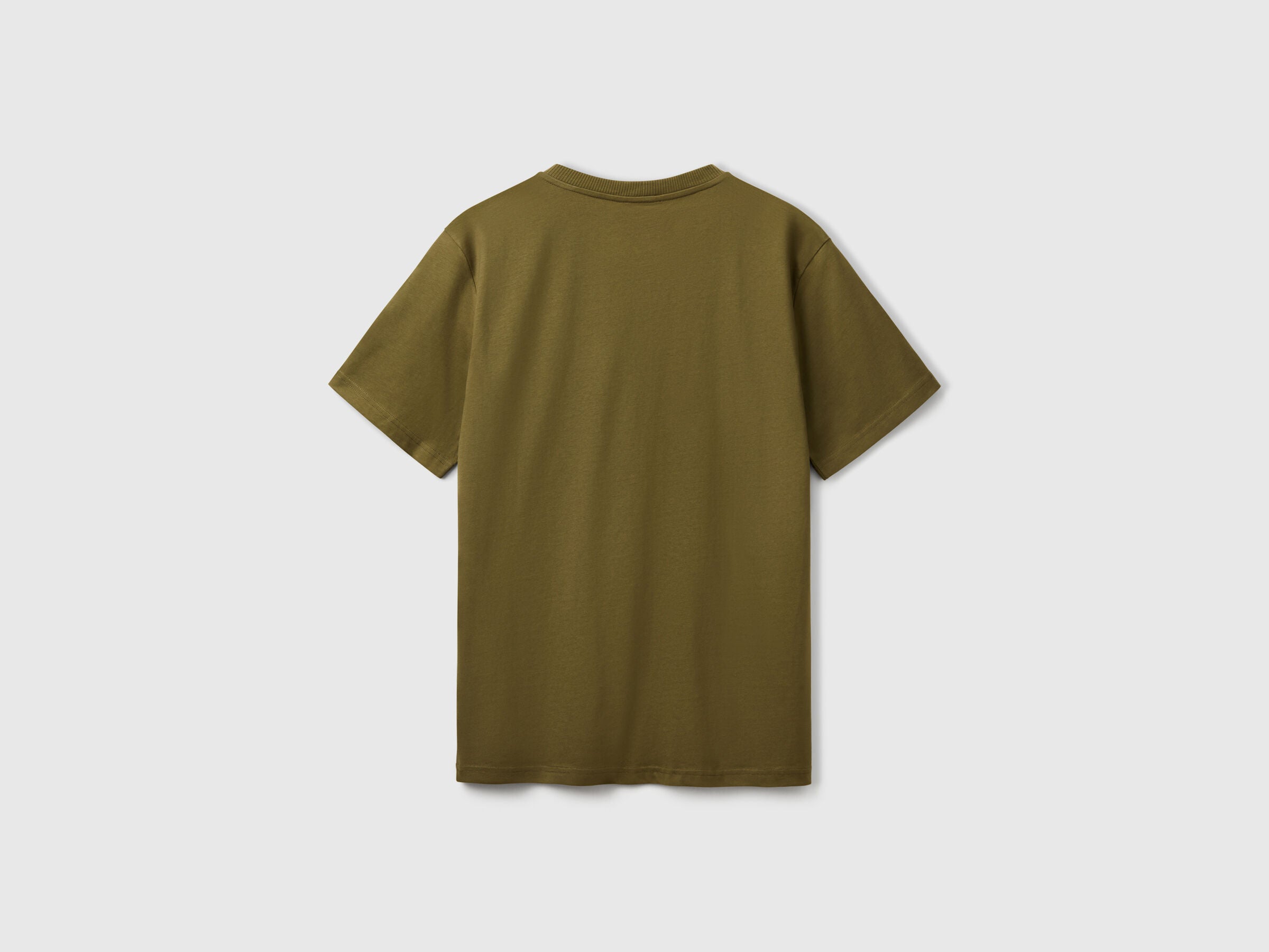 Olive Glow Cotton Tee Shirt