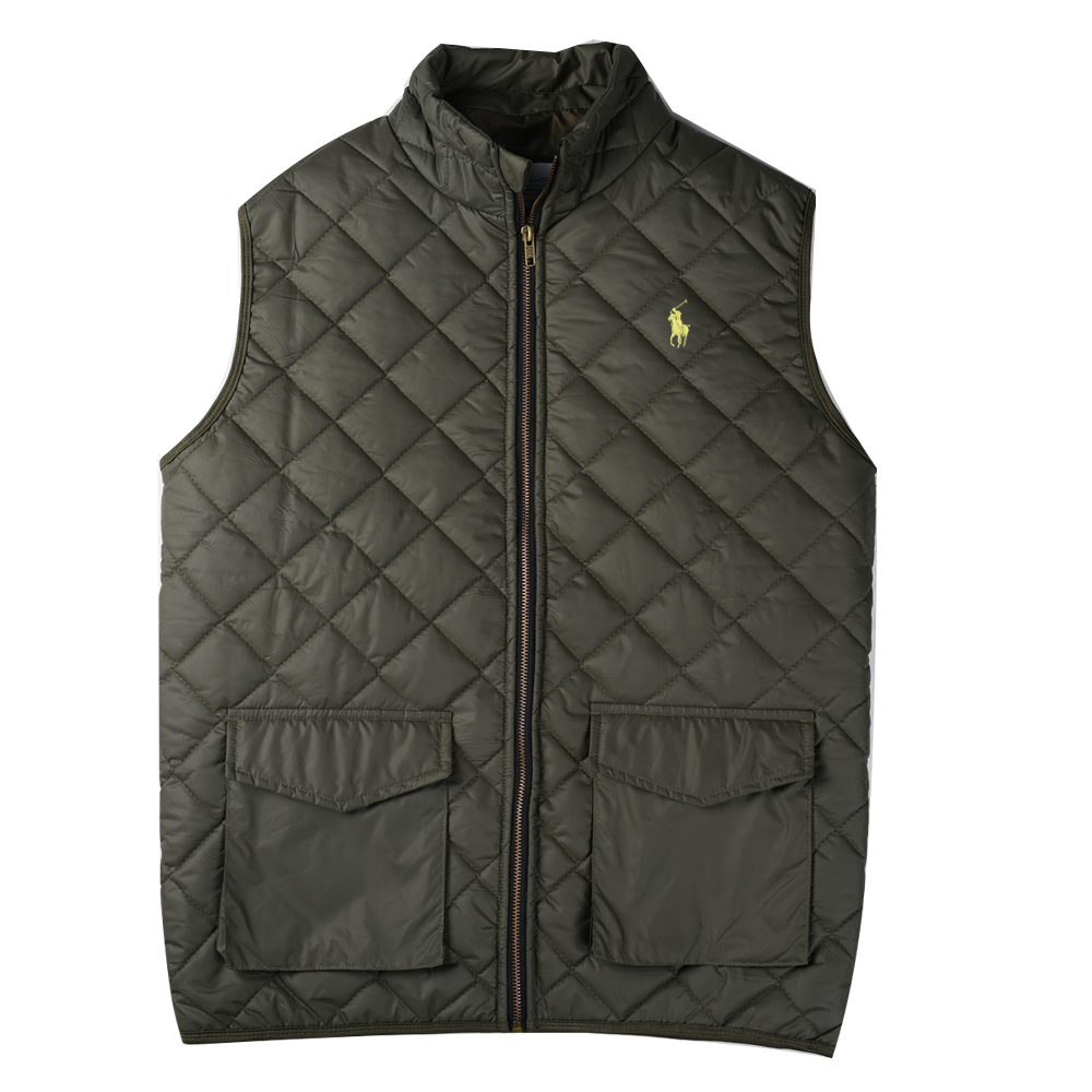 Olive Diamond Box puffer