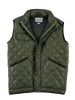 Men Olive Diamond Quilted Puffer Jacket