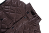 Men Brown Diamond Quilted Puffer Jacket