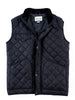 Men Black Diamond Quilted Puffer Jacket