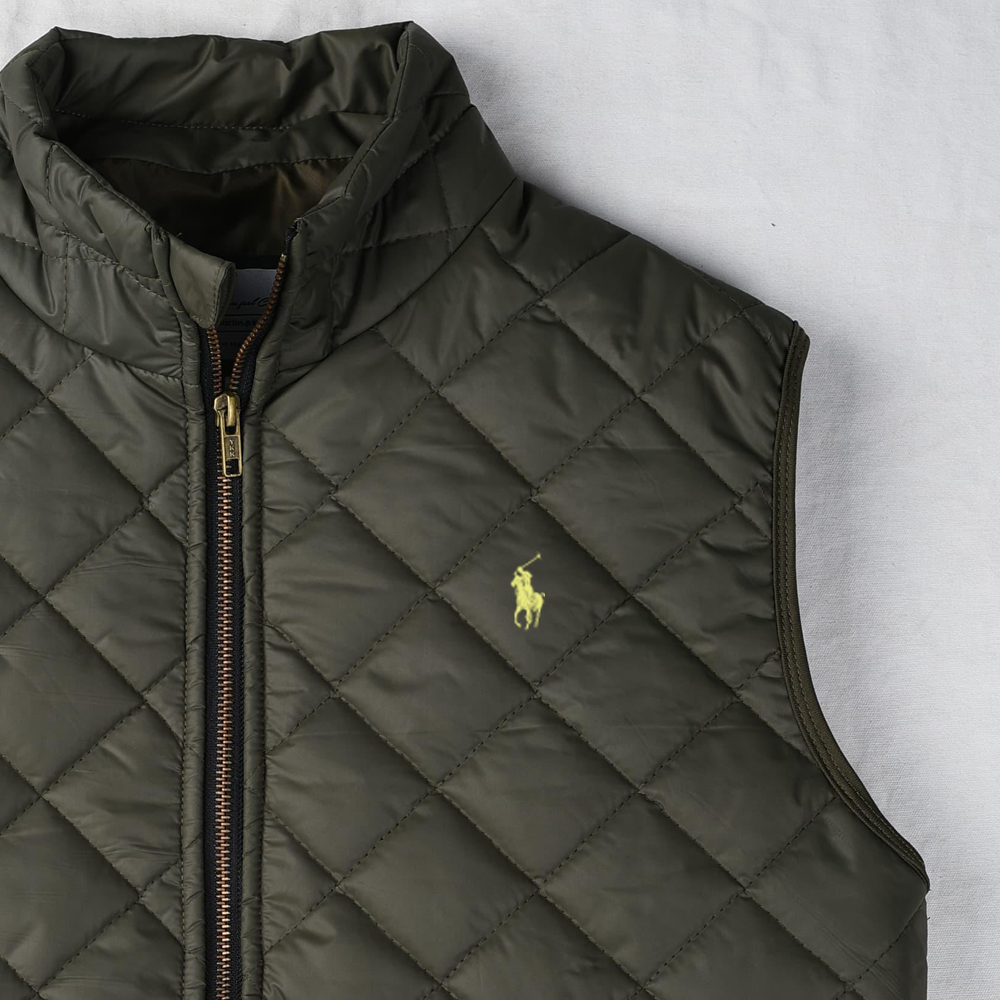 Olive Diamond Box puffer