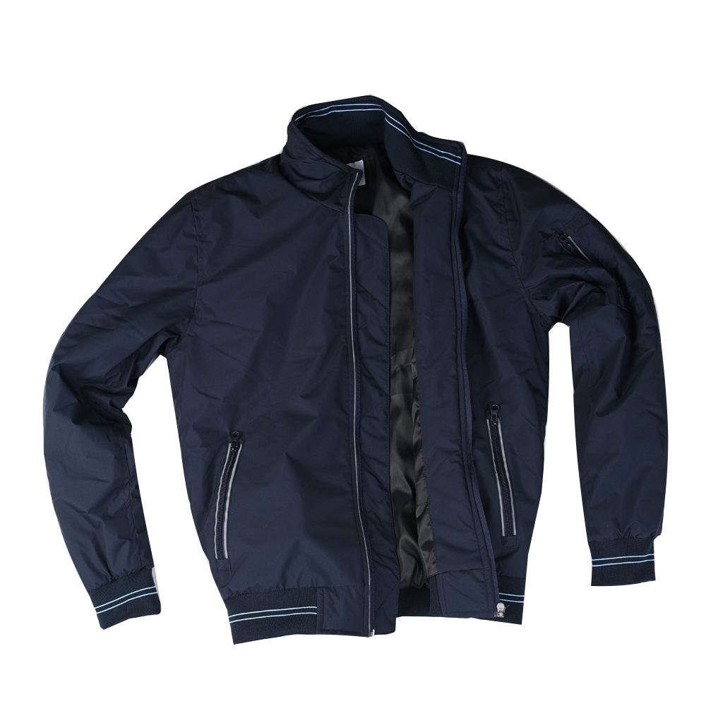 Ocean Blue Bomber Jacket