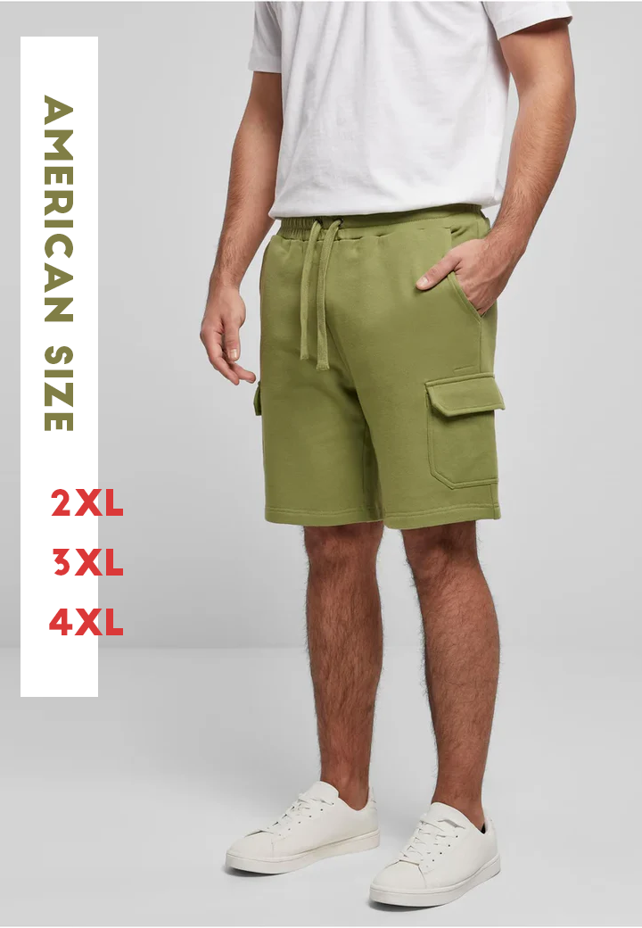 Cargo Sweatshorts Olive  green