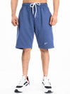 Blue Straight Sweatshorts