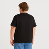 Matte Black Cotton Tee Shirt