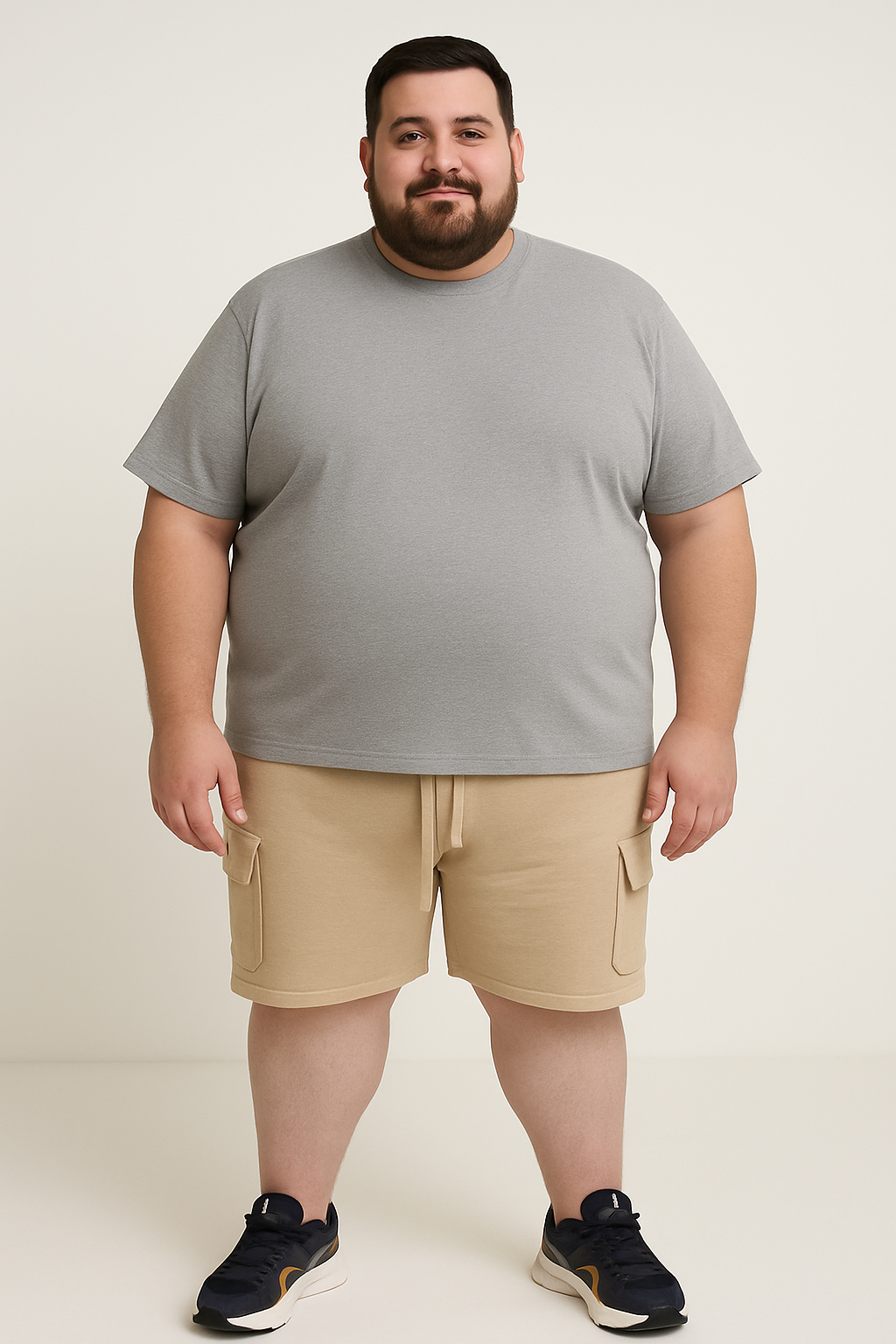 Soft Graphite Cotton Tee Shirt
