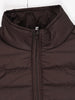 Brown Sleeveless Puffer Gilet Jacket