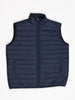 Navy Blue Sleeveless Puffer Gilet Jacket
