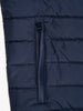Navy Blue Sleeveless Puffer Gilet Jacket