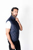 Load image into Gallery viewer, Men blue Diamond Quilted Puffer Jacket