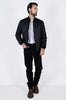Load image into Gallery viewer, Men Black Daimond full sleeves jacket