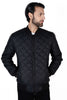 Load image into Gallery viewer, Men Black Daimond full sleeves jacket