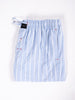 Men Light Blue & White Striped Cotton Pajama