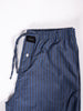 Men Charcoal Grey & Blue Lining Cotton Pajama