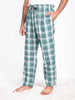 Men Classic Green Grid Cotton Pajama