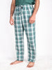 Men Classic Green Grid Cotton Pajama