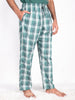 Men Classic Green Grid Cotton Pajama