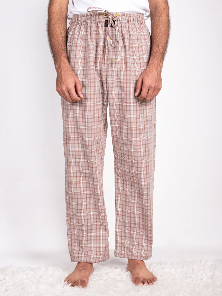 Men's Pastel Plaid Cotton Pajama