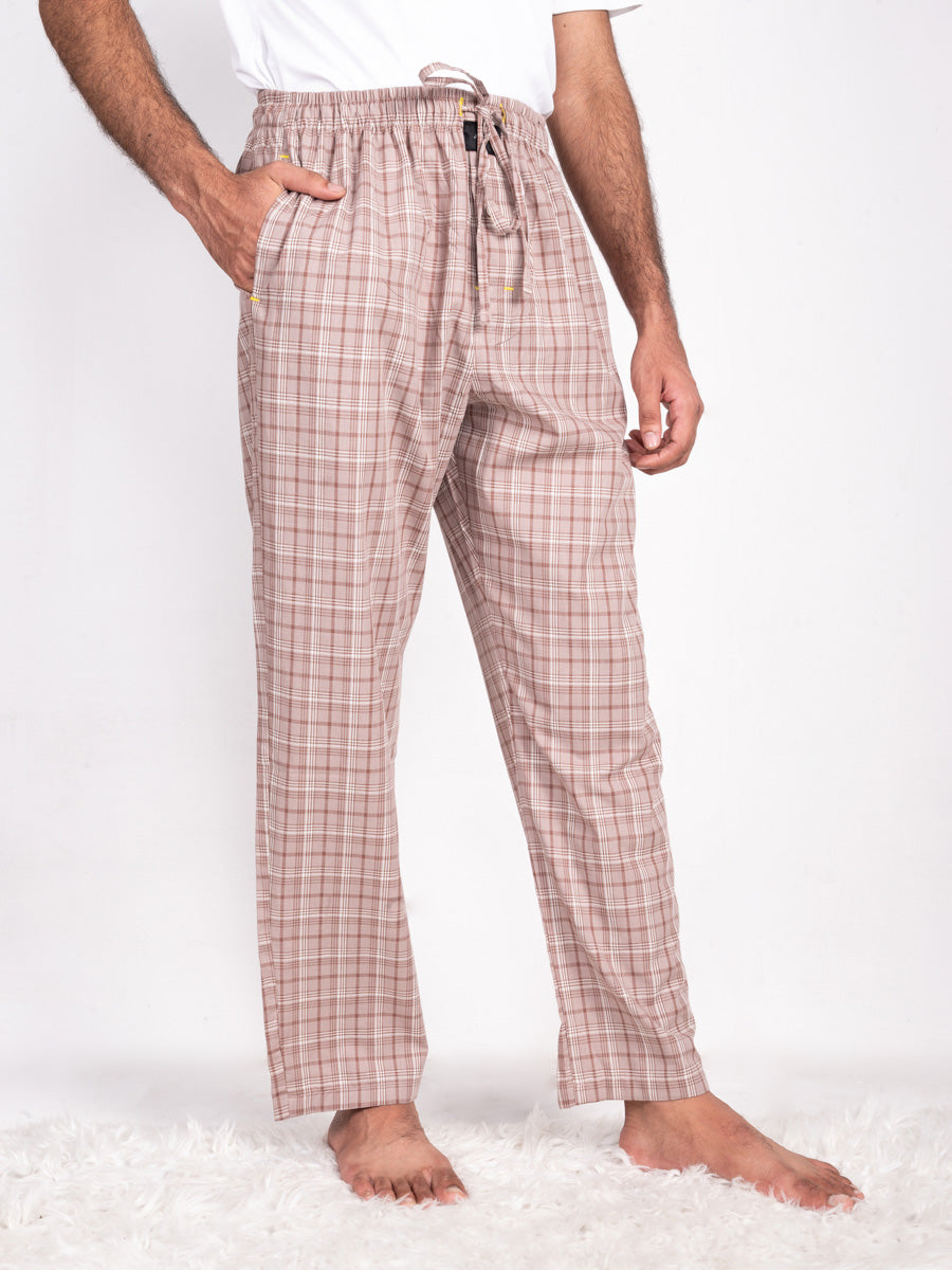 Men's Pastel Plaid Cotton Pajama
