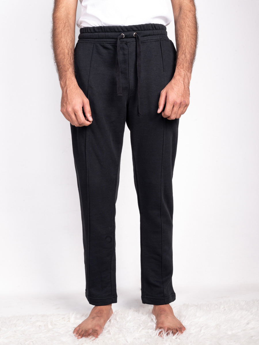 Midnight Black Soft Cotton Joggers pants