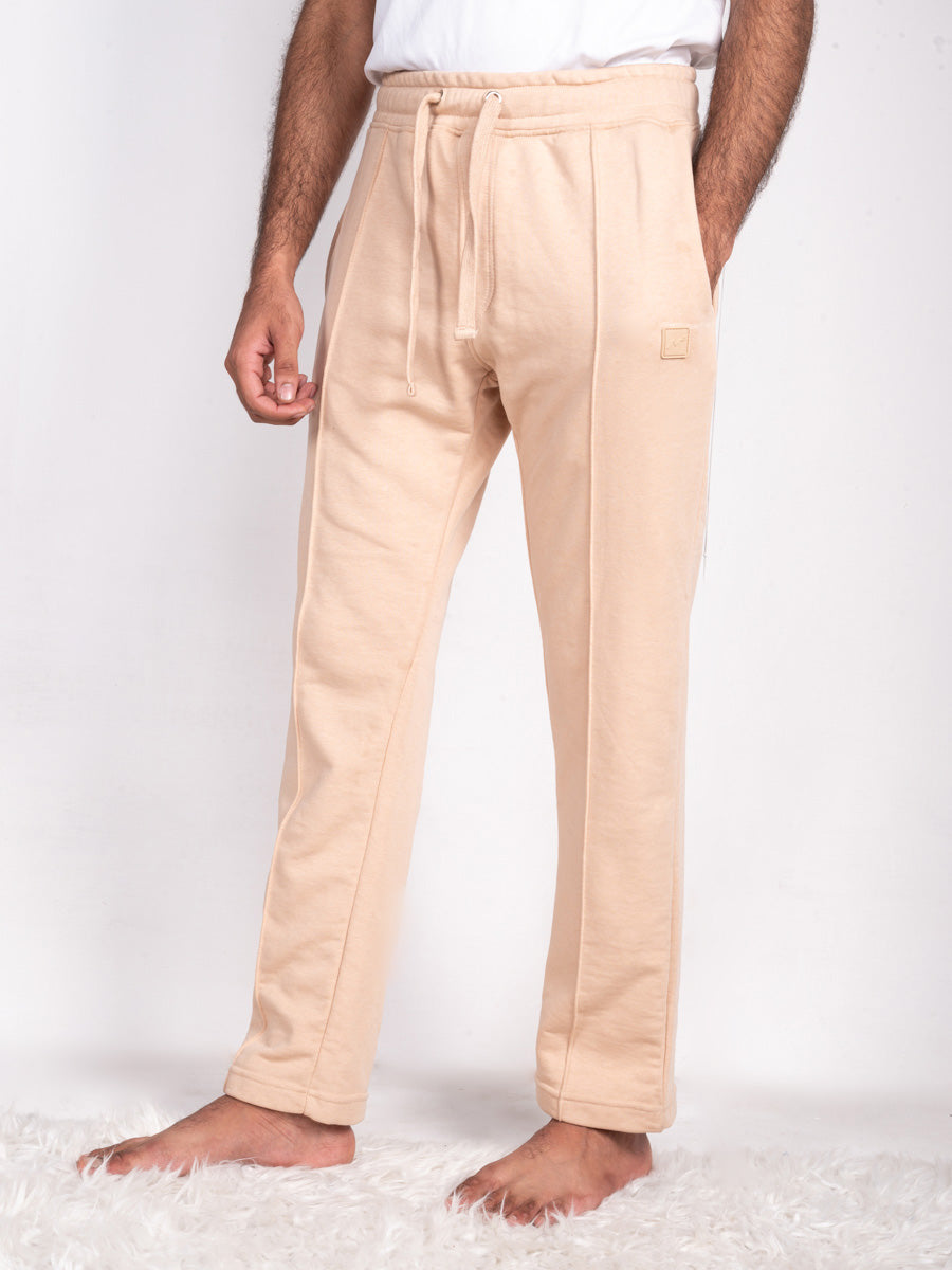 Desert Beige Move Cotton Joggers Pants