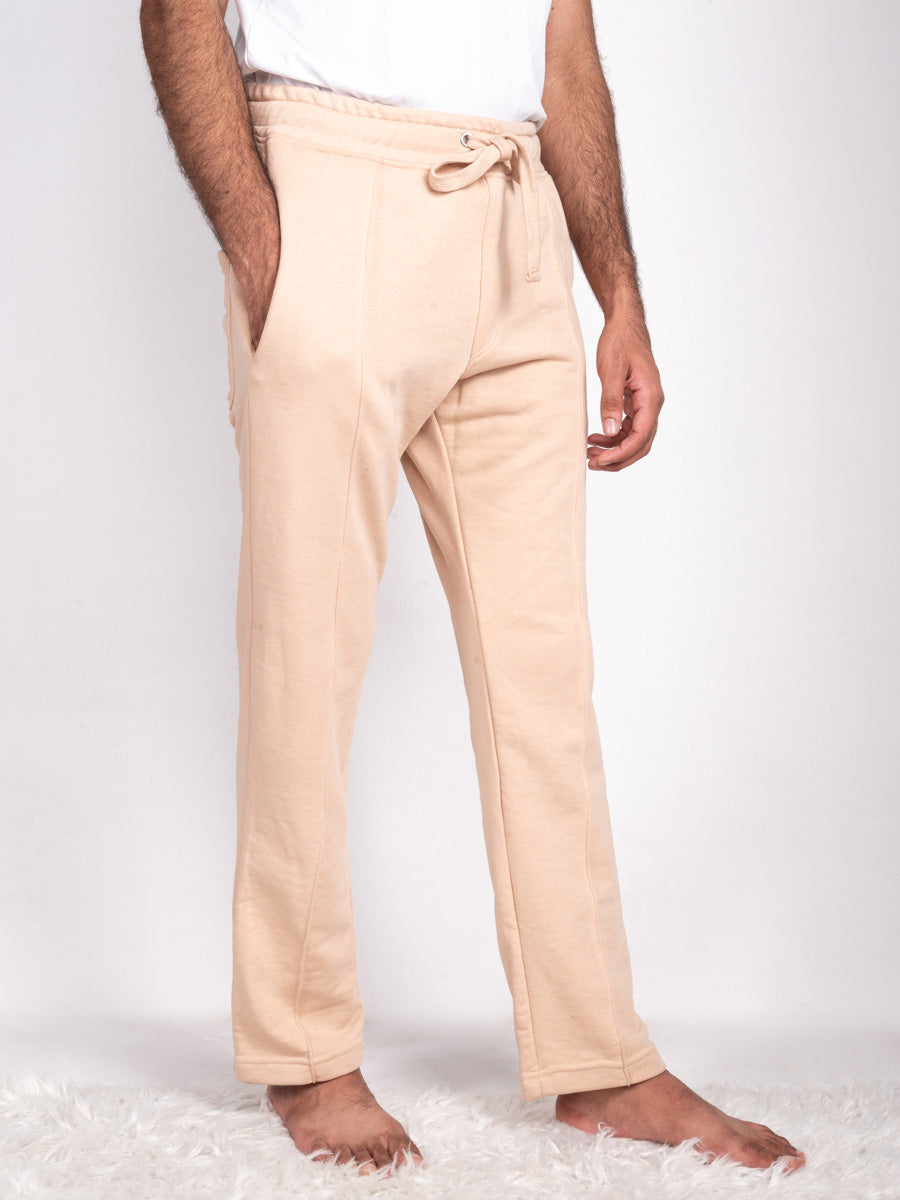 Desert Beige Move Cotton Joggers Pants