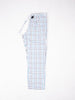 Men Soft White Mix Lining Check Cotton Pajama
