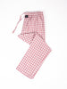 Men Classic Pixel Check Cotton Pajama
