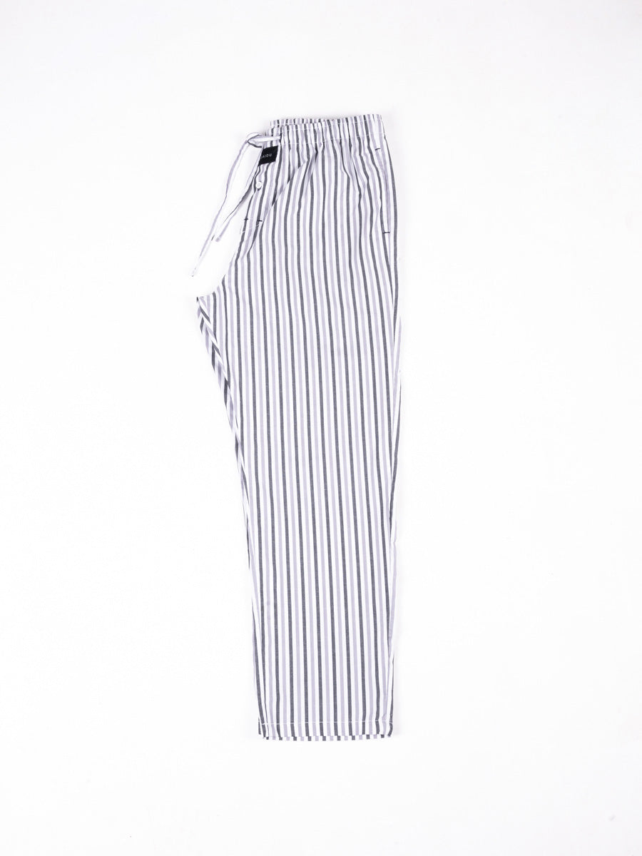 Men Cool White & Grey lining Cotton Pajama