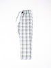 Men Sky Blue Light Check Cotton Pajama