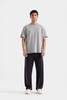 Soft Graphite Cotton Tee Shirt