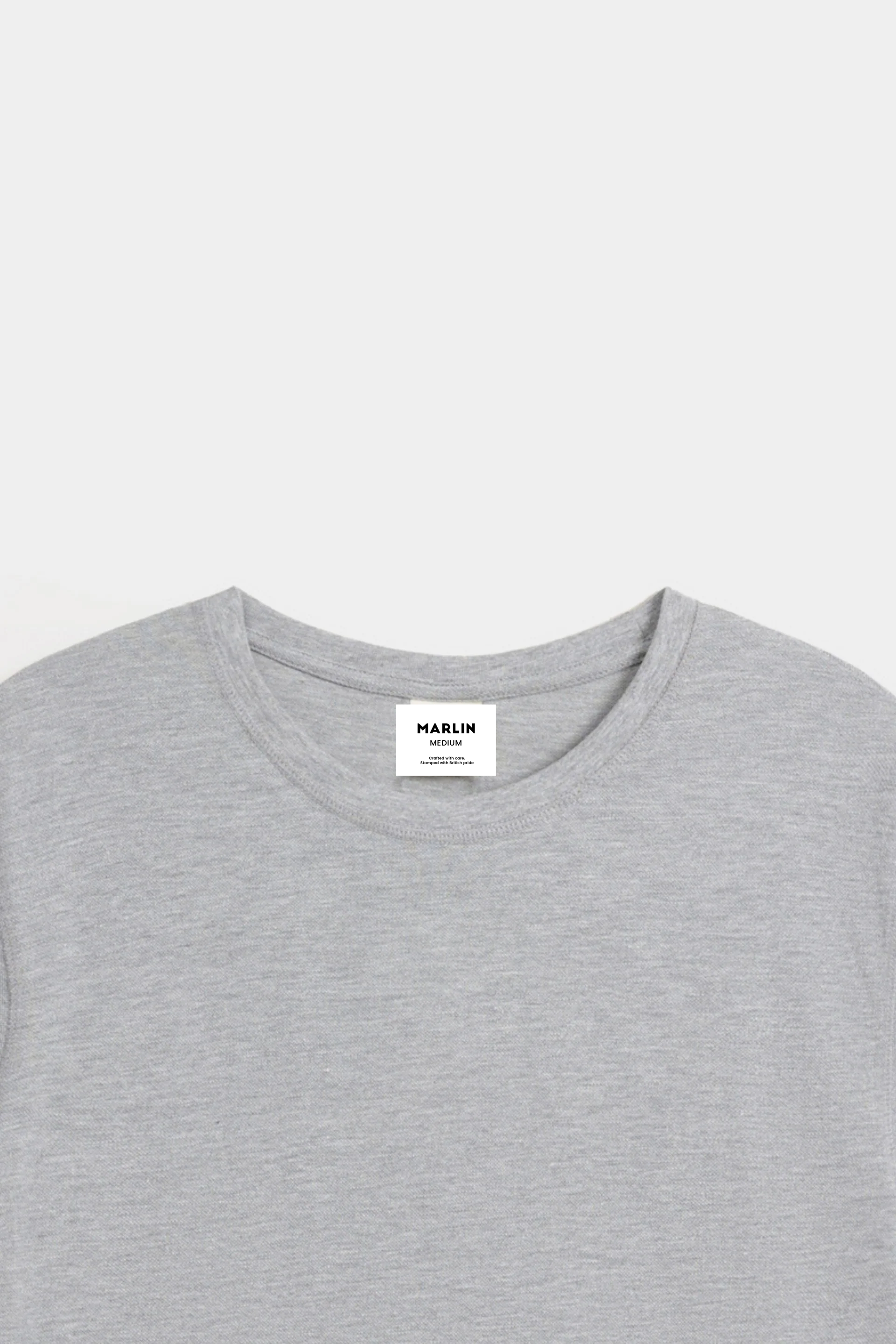 Soft Graphite Cotton Tee Shirt