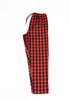 Classic Red & Black Check Cotton Relaxed Pajama