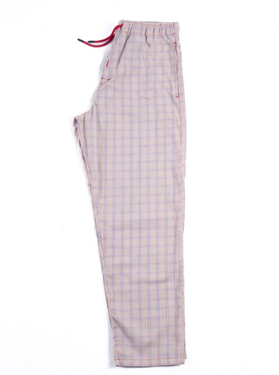 Skin & Blue Plaid Cotton Relaxed Pajama
