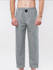 Men Soft Black & White Box Checked Cotton Pajama