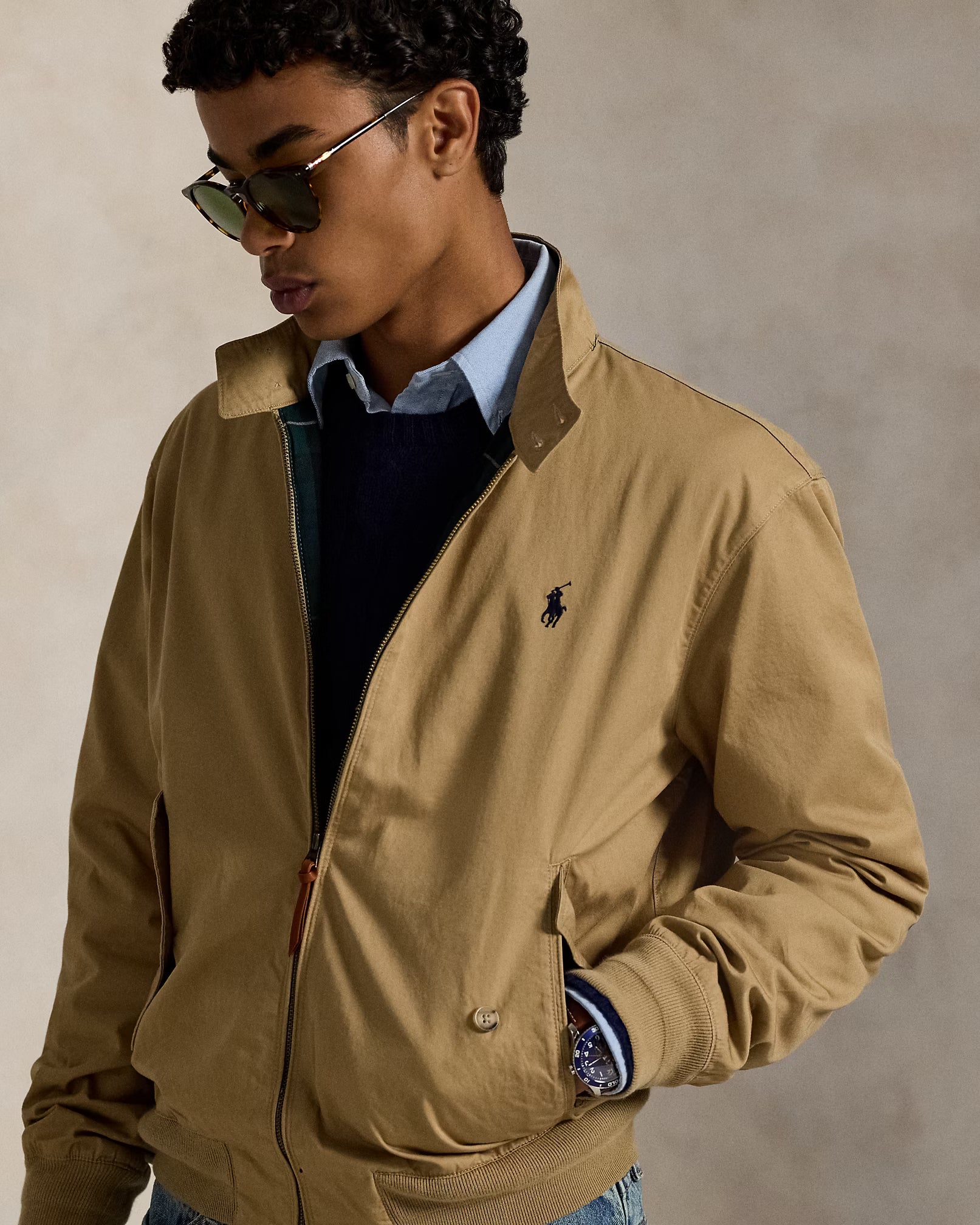 Casual Beige Softshell Jacket